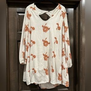 Free people- whimsical floral dress- SZ: Large